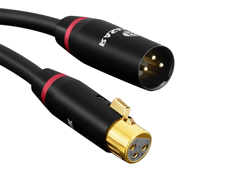 Cavo microfonico 3 pin xlr maschio-femmina