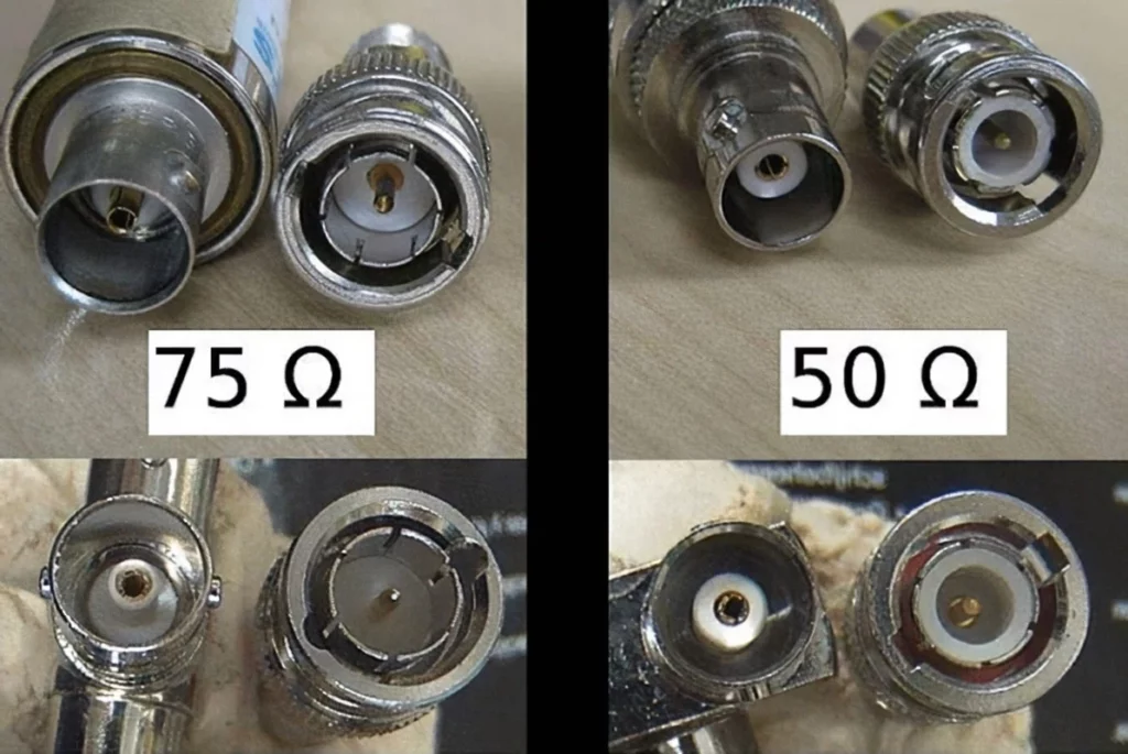 50Ωおよび75Ω BNCコネクタ
