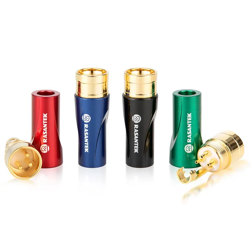 镀金黄铜外壳 铜导体 3 针公头 XLR 插头