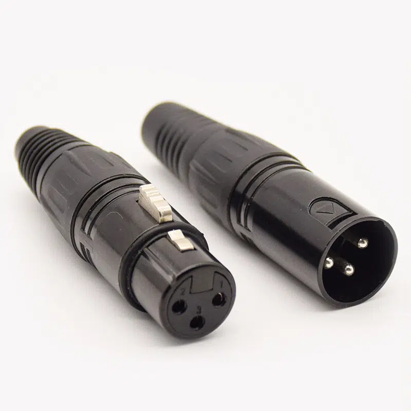 麦克风音频插座公音频视频 3 针 Xlr 连接器