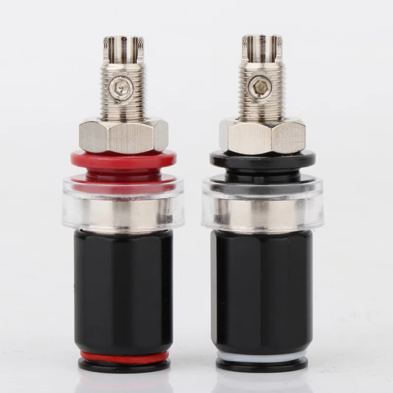 Vernickelte Audio-Lautsprecherklemmen Binding Posts