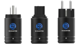 Conectores de cable de audio chapados en plata POM
