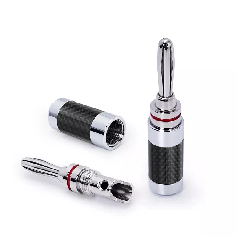 mejor conector banana de fibra de carbono para cable de altavoz