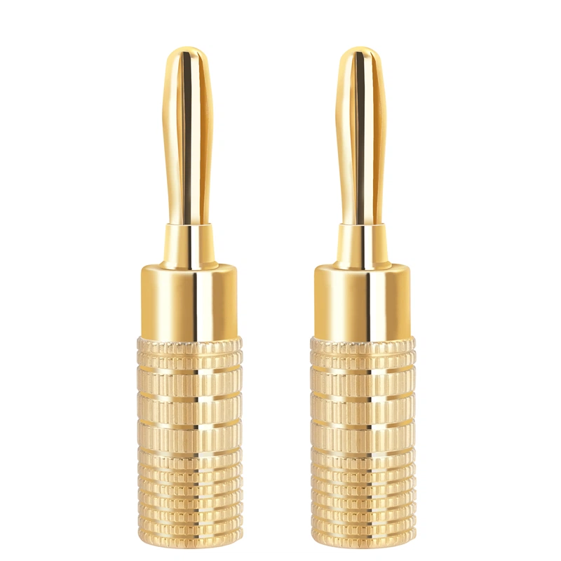 tornillo cerrado cable de altavoz conectores banana
