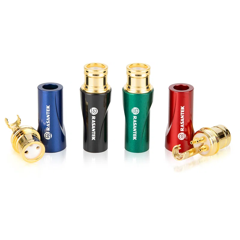 纯铜镀金高保真 3 针 XLR 母插头