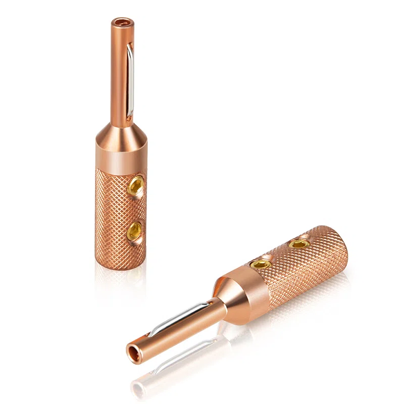 cobre puro pasivación audio pogo pin conectores banana