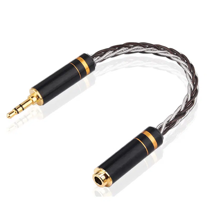 Adapterkabel für Kopfhörer von 3,5 mm auf 4,4 mm mit symmetrischer Buchse