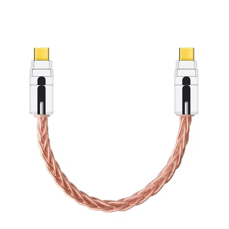 OTG-Einkristall-Kupferverbindungskabel Typ C zu Typ C Kabel