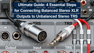 Guía definitiva 4 pasos esenciales para conectar salidas XLR estéreo balanceadas a TRS estéreo no balanceadas