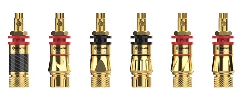 gold plated binding posts speaker terminal