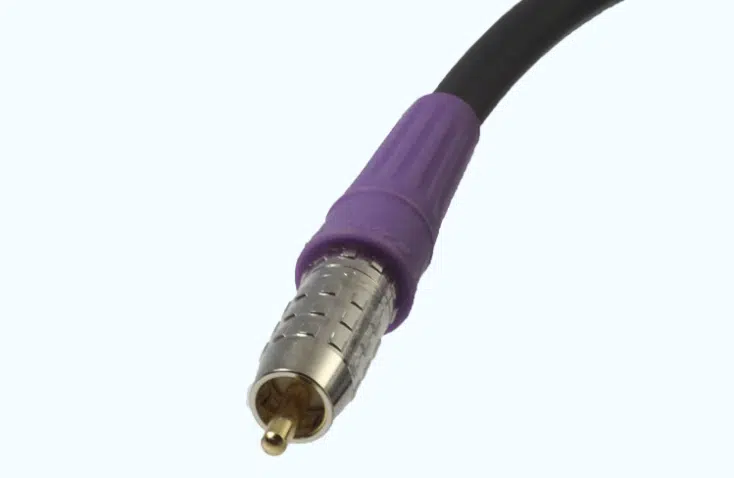 Blue Jeans Cable LC-1 Cable de subwoofer de BJC, 35 pies, negro