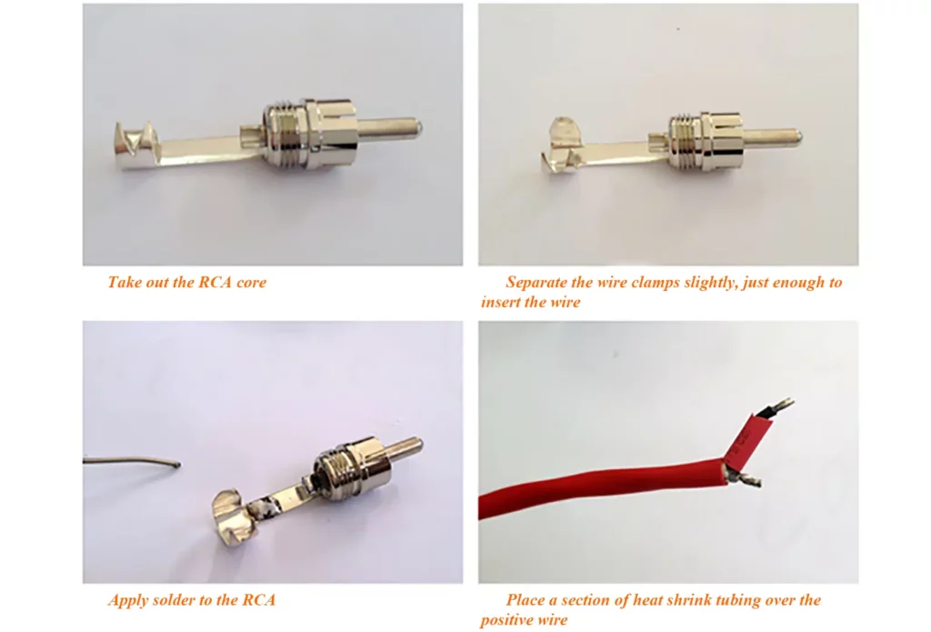 preparar conetor rca topo de gama
