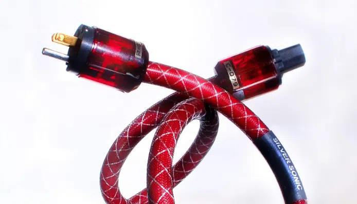 Cabo de alimentação de cobre OFC revestido a prata da DH Labs