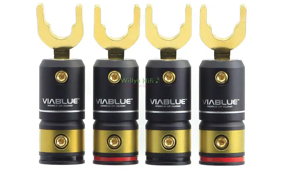 VIABLUE T6S Позолоченные пиковые штекеры