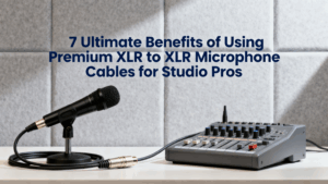 7 avantages ultimes de l'utilisation de câbles microphoniques XLR à XLR de qualité supérieure pour les professionnels des studios
