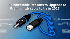 9 raisons imbattables de passer à un câble xlr à trs de qualité supérieure en 2025