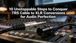 10 étapes incontournables pour maîtriser les conversions de câbles TRS en câbles XLR et atteindre la perfection audio