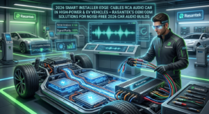 2026 スマート・インストーラー・エッジ・ケーブル RCA オーディオ・カー、ハイパワー車とEV車 - ノイズ・フリーの2026年カーオーディオ構築のためのRasantekのOEMODMソリューション