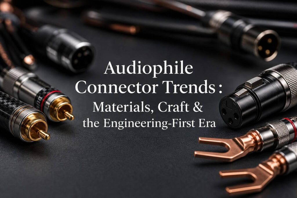 Tendenze nel settore dei connettori per audiofili: materiali, lavorazione artigianale e l’era della priorità alla progettazione ingegneristica