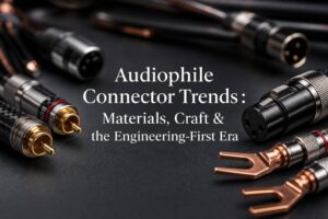 Tendencias en conectores para audiófilos: materiales, artesanía y la era de la ingeniería como prioridad